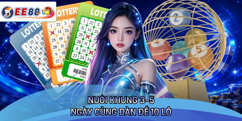 Nuôi khung 3-5 ngày cùng dàn đề 10 lô