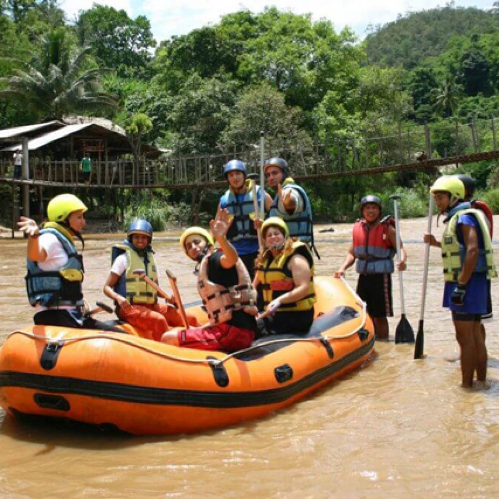 White Water Rafting at Maetang River